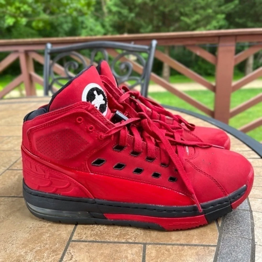 Nike Air Jordan Ol School Gym Red Black Basketball Shoes S. 10 317223-60…